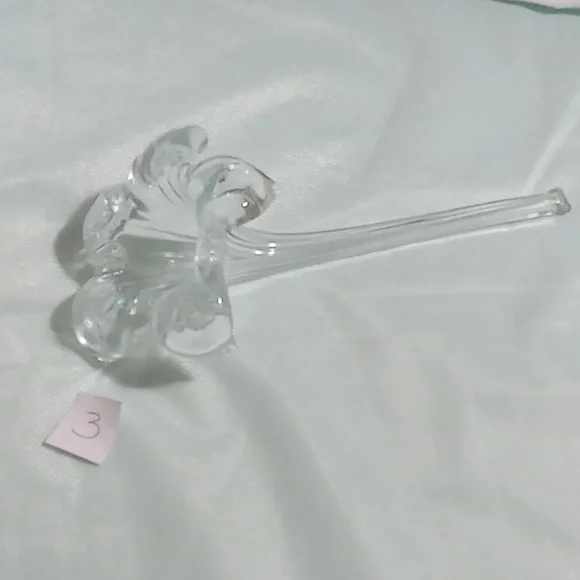 Blown Glass Art Flower Lily bud vase pk#3 - Picture 6 of 7